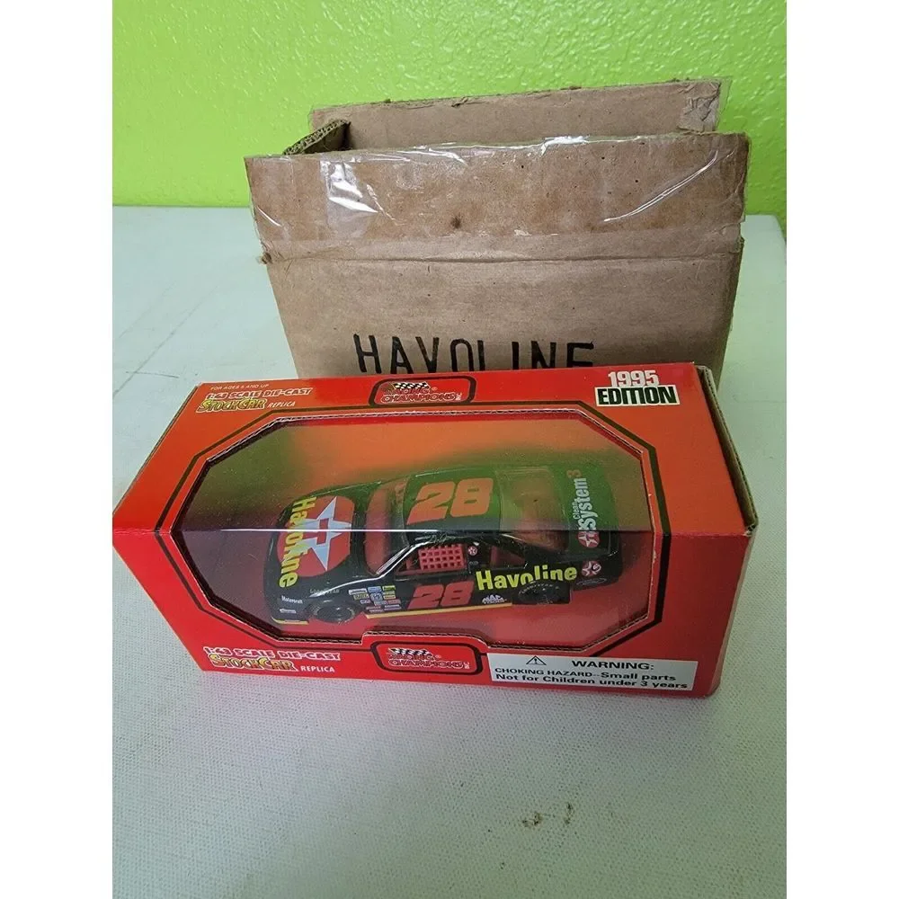 1995 Racing Champions 1/43 #28 Texaco-Havoline Dale Jarrett Nascar Stock Car New